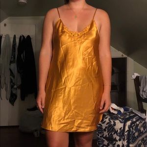Gold Slip Dress
